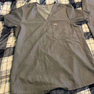 Figs scrub set gray women's large